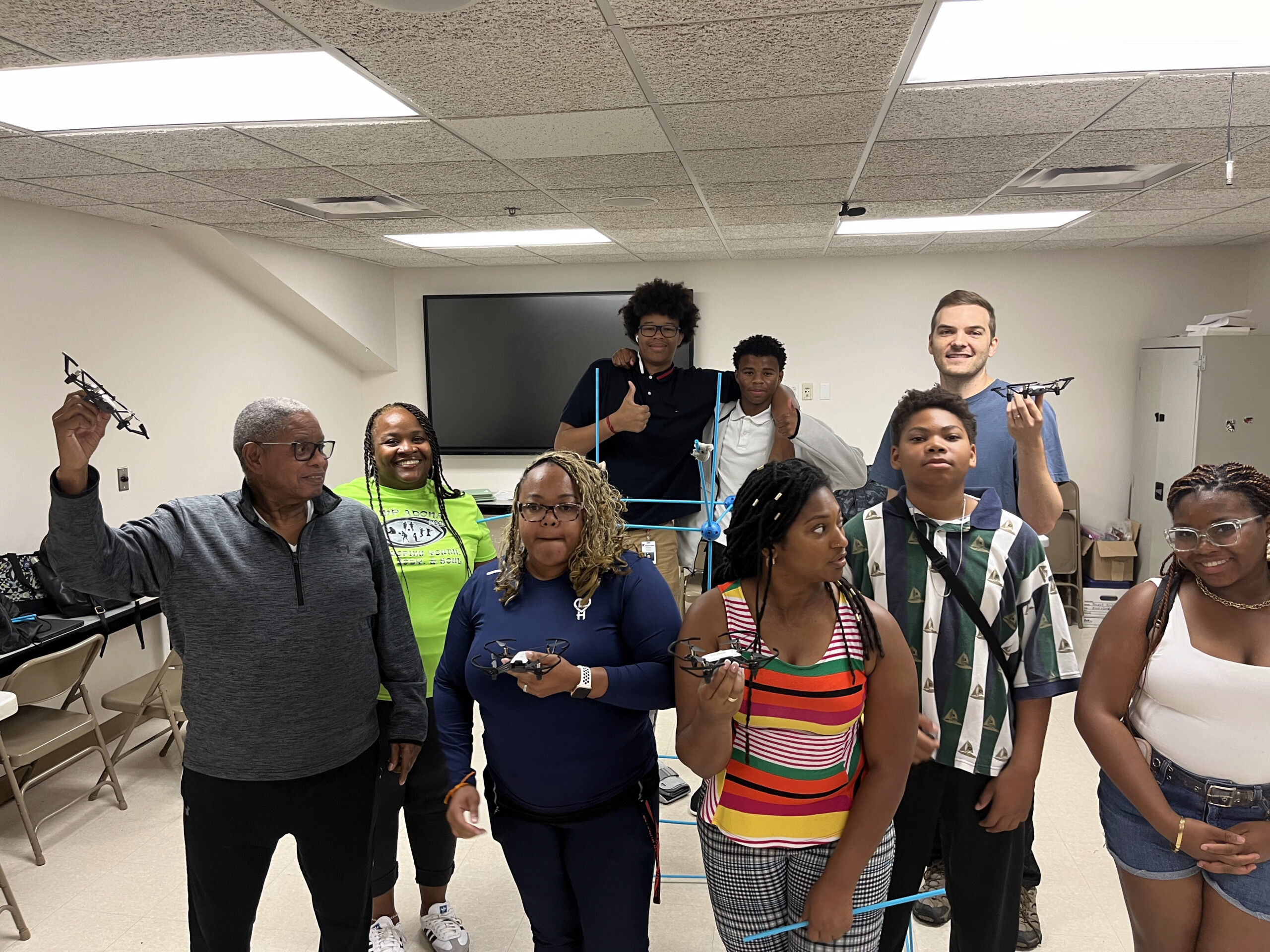 The Enon-Coulter CDC team working towards their mission.